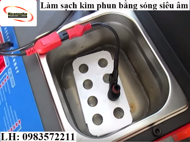 Máy làm sạch kim phun xăng xe máy